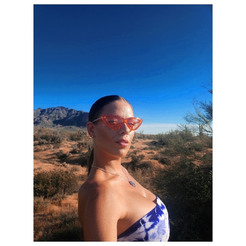tie💙dye tube top by TEES BY TINA <OS> - Picture 5 of 8